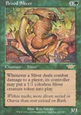 Brood Sliver ~ Heavily Played Legions MTG Magic UltimateMTG Green Card