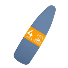 Ironing Board Cover,100% Cotton Cover,Heat-Reflective , Aluminum Coating 54"x15"