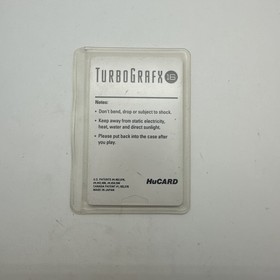 China Warrior TurboGrafx Turbo Grafx 16 Cart Only W/ Sleeve Great Shape. Works!