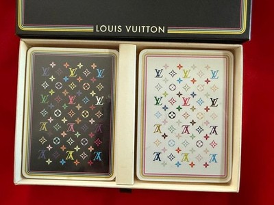 Unbenutzte Louis Vuitton Spielkarten Monogram Multicolor Takashi Murakami Selten