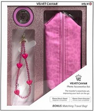 VELVET CAVIAR Phone Accessories Set - Hot Pink Leopard