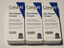 New Lot of 3 CeraVe Eye Repair Cream 0.5oz Boxes