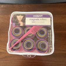 Conair Styling Essentials 75pc Magnetic Rollers Hair Curlers Set Style Curling