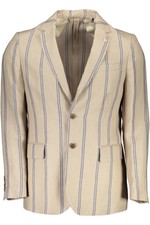 Gant Classic Linen Single-breast Beige Jacket