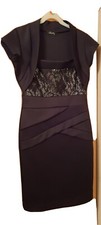 Smart black body con dress size 10