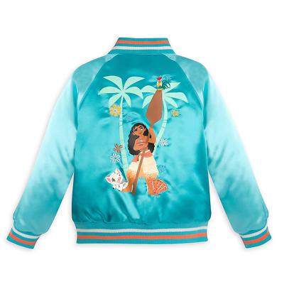 ジャケット・アウター moana Disney Store Moana Varsity Jacket Girl Size 5/6 7/8 | eBay