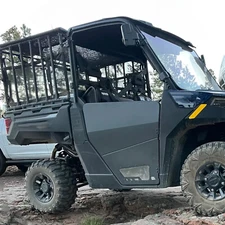 Heavy Duty Half Aluminum Doors w/ Window for Polaris Ranger XP 1000 2018-2025