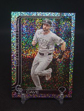 2025 Topps Series 1 Celebration - Confetti Parallel Jake Cave Colorado Rockies 