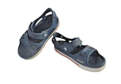 org. CROCS Sandalen Gr. 25 26 blau Jungen Schuhe Badesandalen Wasserschuhe CROCS