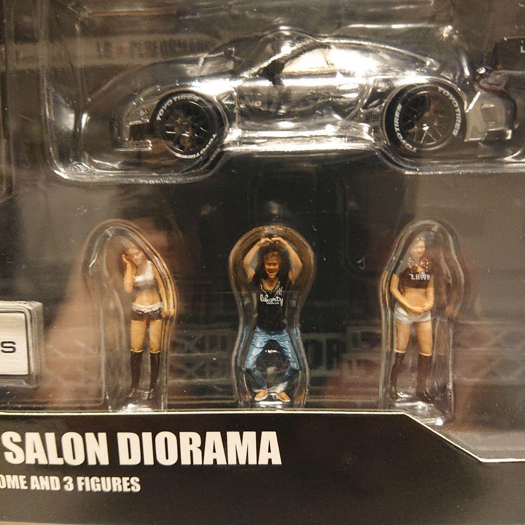 B*S様 inno64 LBWK AUTO SALON DIORAMA　シュリン Inno 64 LBWK Auto Salon Diorama DIO64-001 – Horizon Diecast