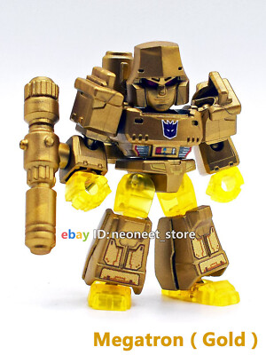 Blokees Transformers G1 Megatron (Gold) Action Figure Model Defender Version 3