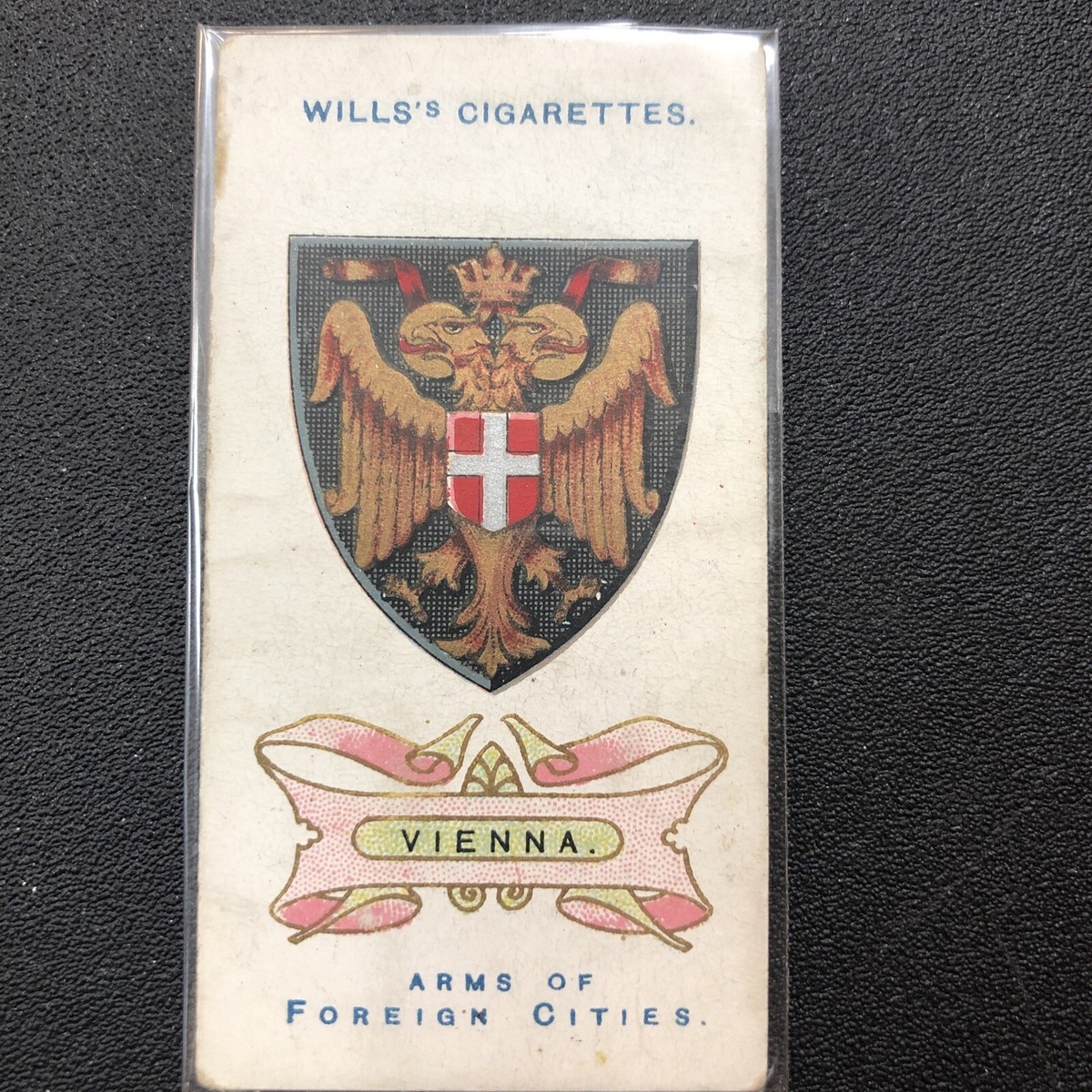 where can i buy cigarettes in vienna 1912 WILLS Cigarettes' Foreign Cities VIENNA Coat Of Arms #29 Tobacco Card