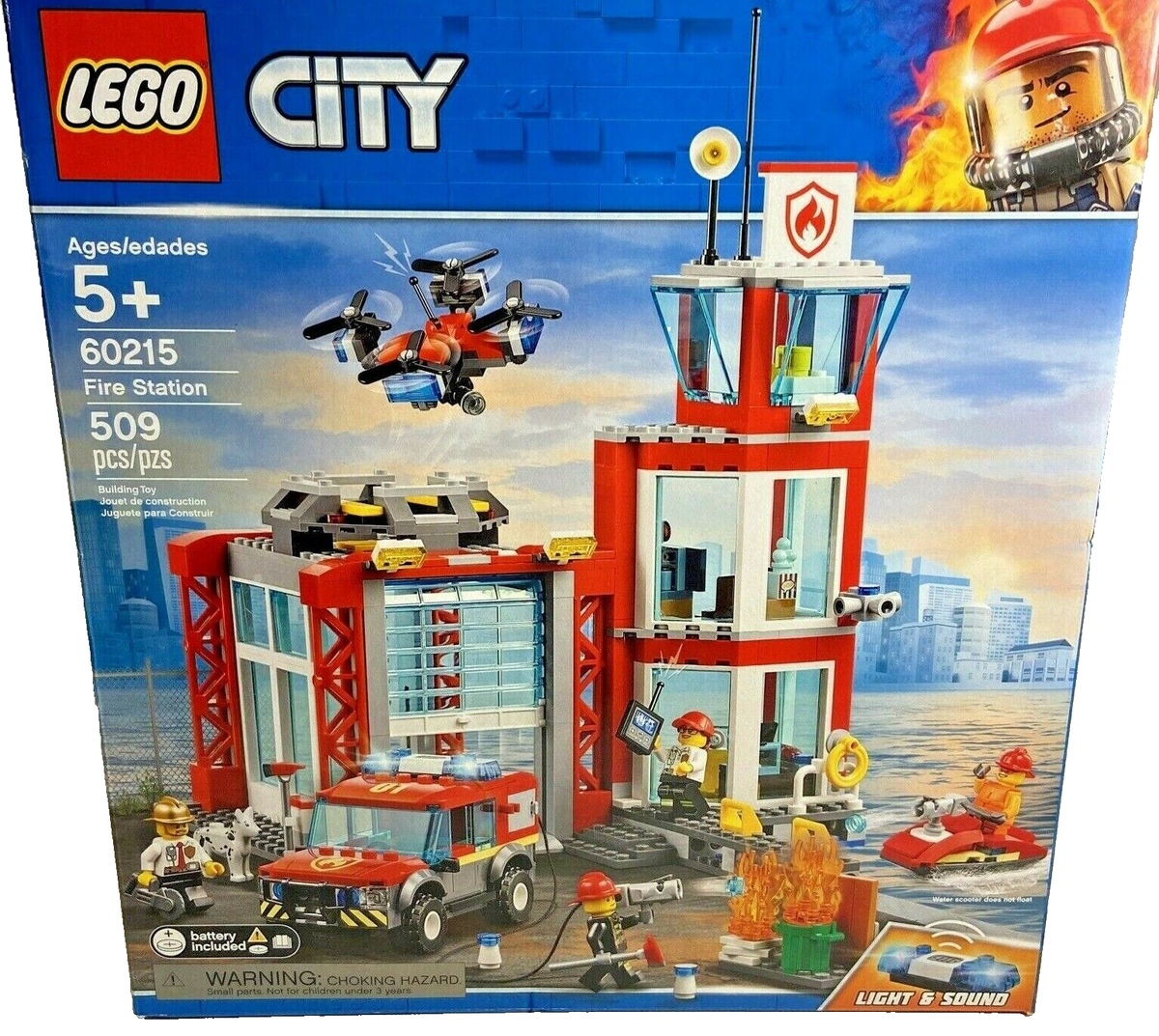 Lego City Fire Station Set 60215 - 509 Pieces new in Box