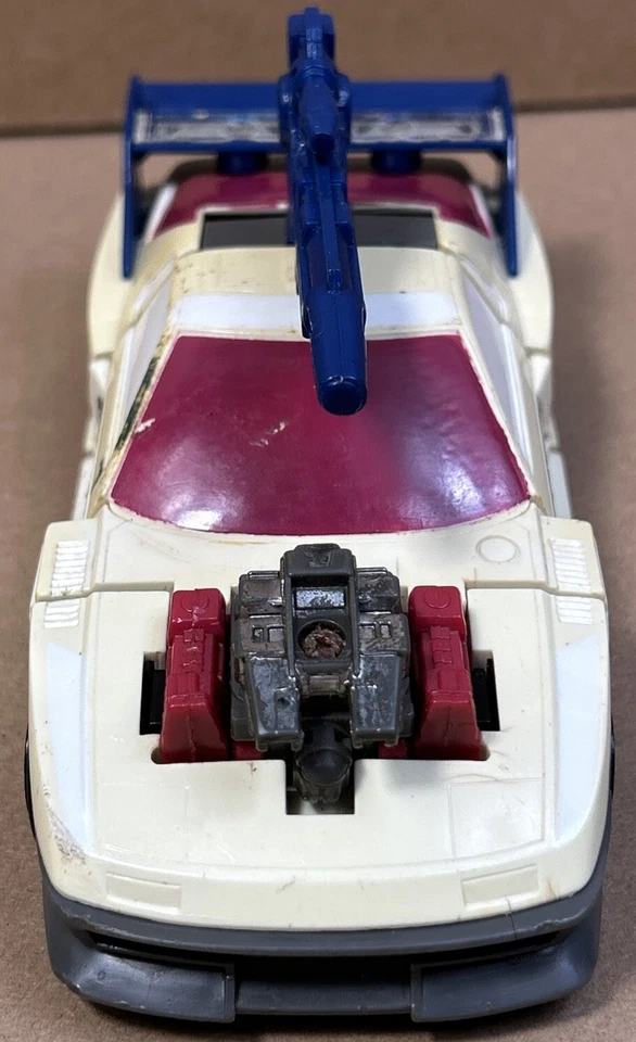 GETAWAY G1 1988 TRANSFORMERS TF POWERMASTERS Car 100% COMPLETE ACTION FIGURE Rev - Image 2 of 4