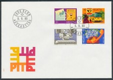 Schweiz 1980 Mi.-Nr. 1180-1183 FDC PTT Serie ...  Switzerland F.D.C.