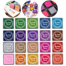 20Pcs Giant Ink Pads Stamp Pads for DIY Craft Scrapbooking Finger Paint Ink Pad