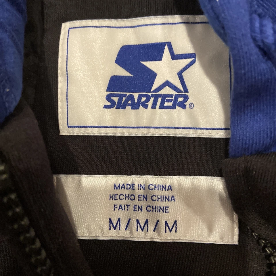 Starter GII Sports MLB Chicago Cubs Winter Jacket Sz M LS75B155 Black Men’s NWT - Image 4 of 4