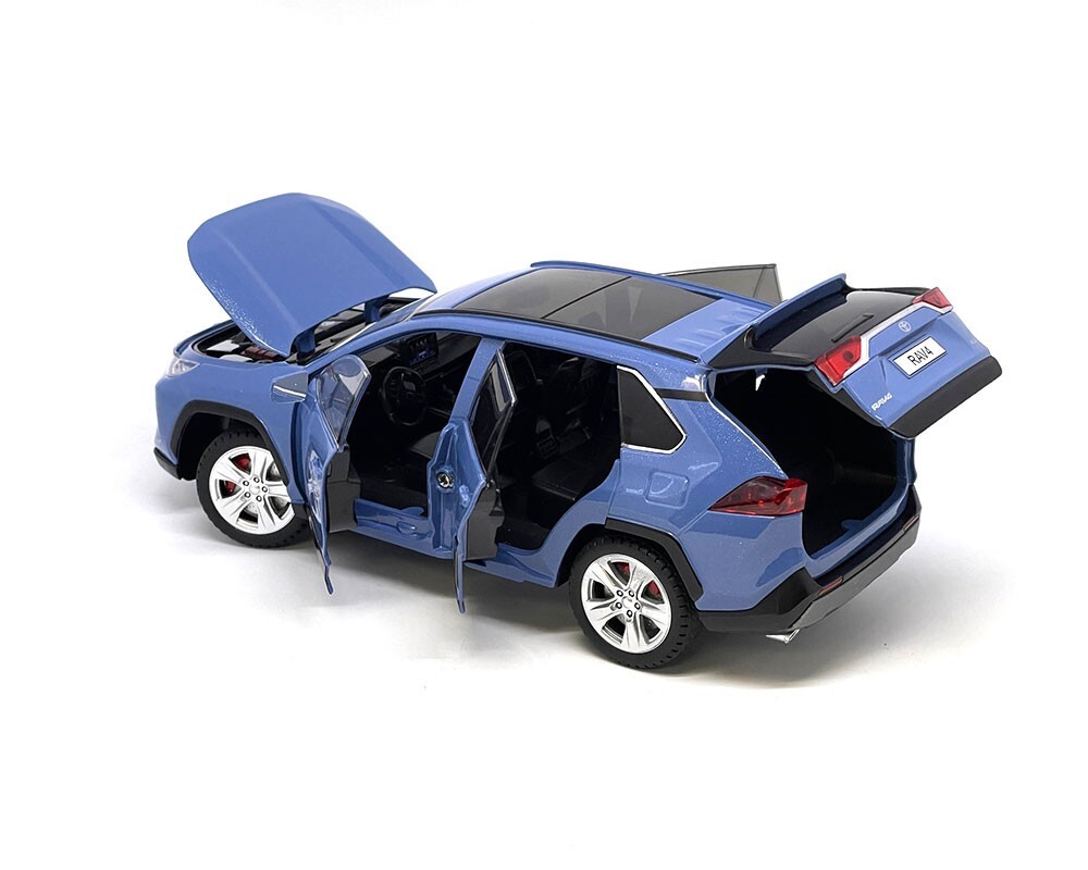 Toyota Rav4 Hybrid XSE Blue 1:24 - MiJo Exclusives | eBay