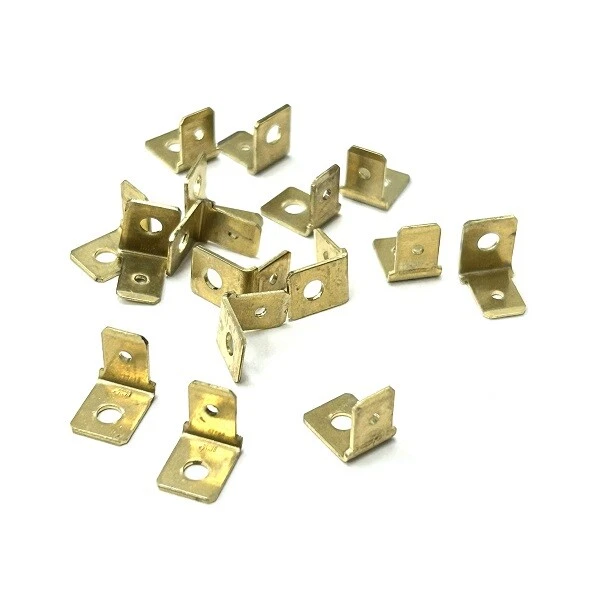 Right Angled 6.3mm Male Spade Lucar Terminal With M3 Hole