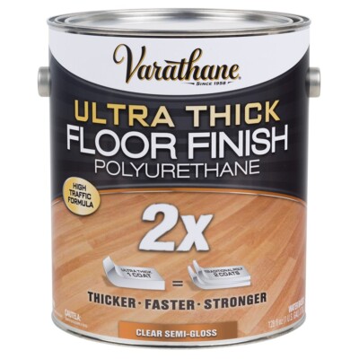 Varathane 298273 Ultra Thick Floor Finish Semi-Gloss gal