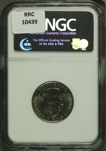 2005-P West Virginia State Quarter Reverse Die Break @ 4:00 NGC Mint Error MS65 - Picture 2 of 4