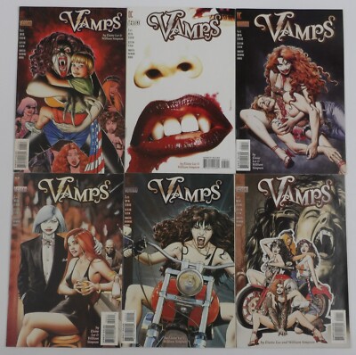 Vamps #1-6 VF complete series - Brian Bolland - vampire girls Vertigo DC set