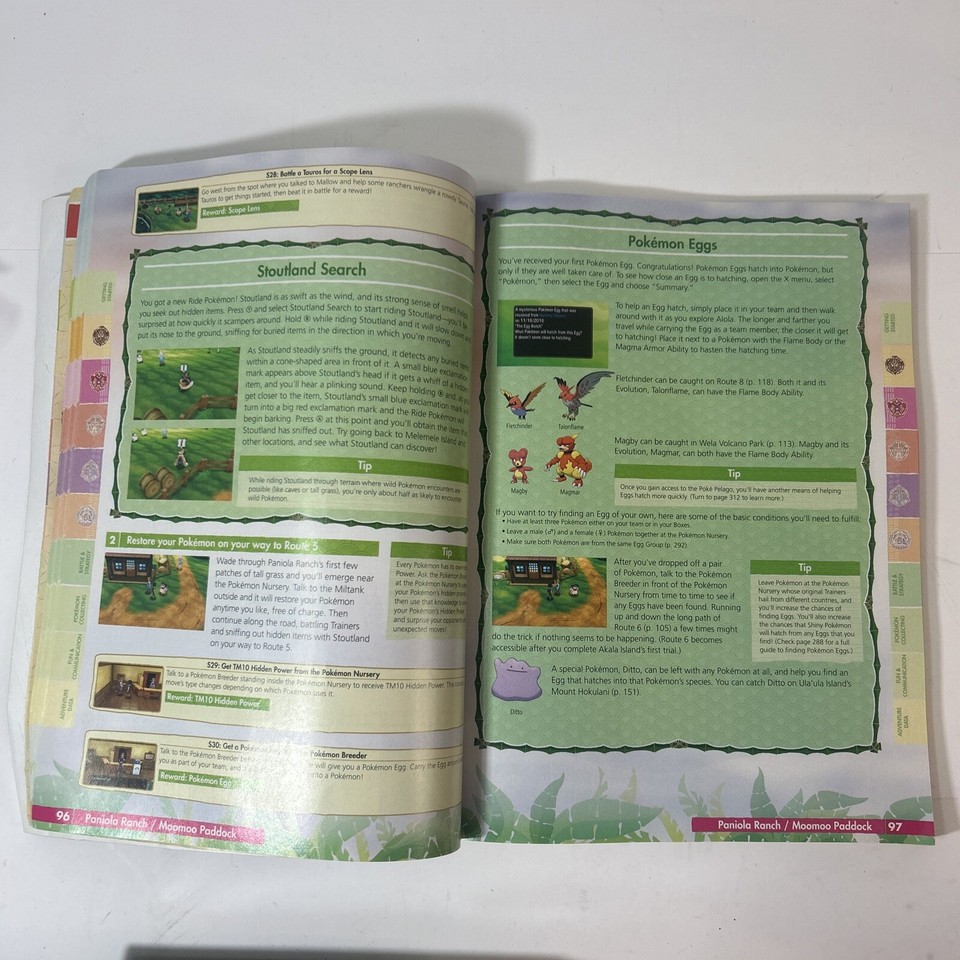 Pokemon Sun and Moon Official Strategy Guide Book Alola Region Nintendo
