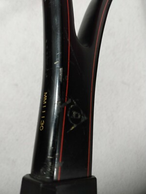 Raquette De Tennis Vintage Dunlop Black Max – Années 80 – Avec étui, Taille 4 1/4