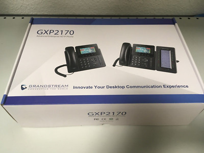 VoIP Grandstream GXP 2170 HD IP-Telefon PoE - Schwarz - wie NEU