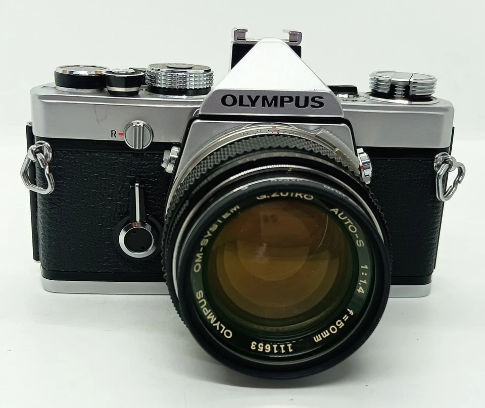 15% di sconto「Eccellente+++++」 Olympus OM-1 fotocamera reflex pellicola 35 mm argento 50 mm f1.4 Giappone - Immagine 2 di 4