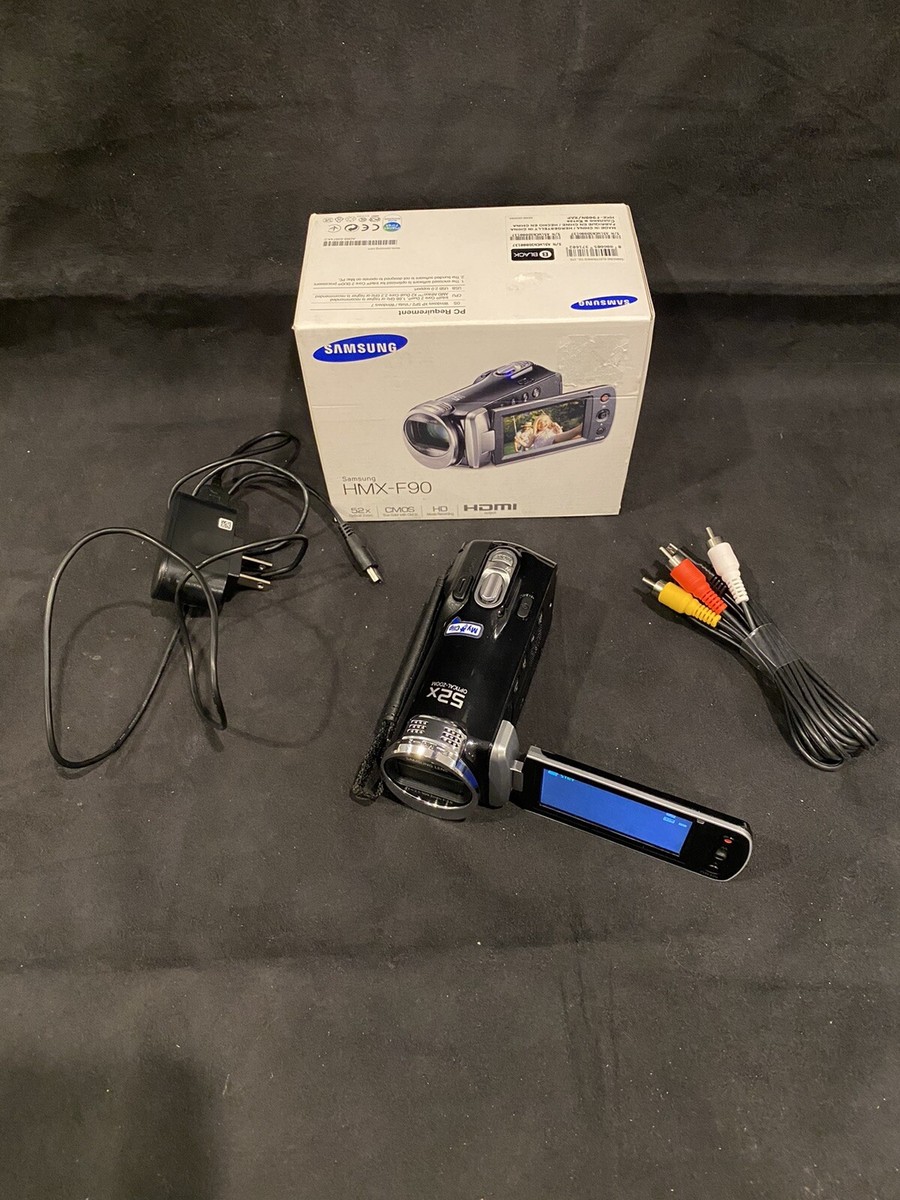 Samsung HMX-F90 Flash Memory Camcorder with 52x Optical Zoom, Bundle  Tested