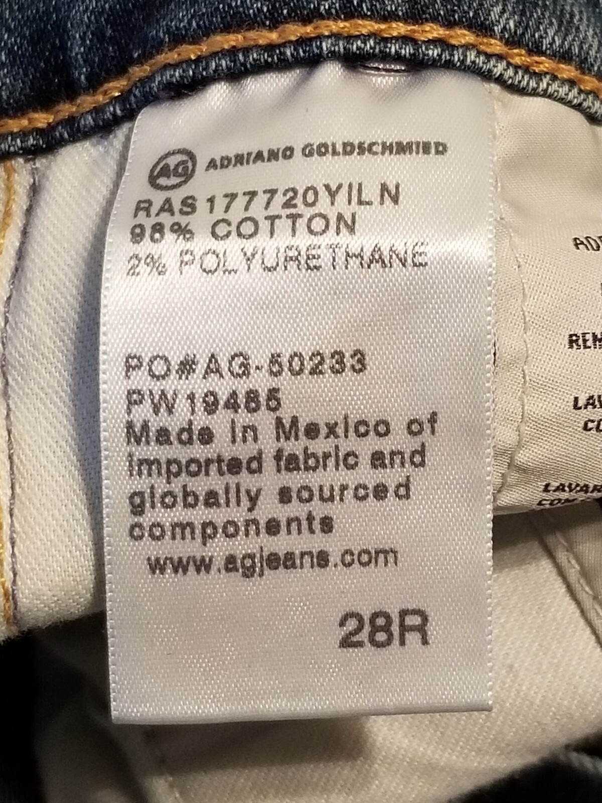 AG Adriano Goldschmied Jeans Women 28R Farrah Skinny Ankle New w/Tags (29x29) thumbnail 6