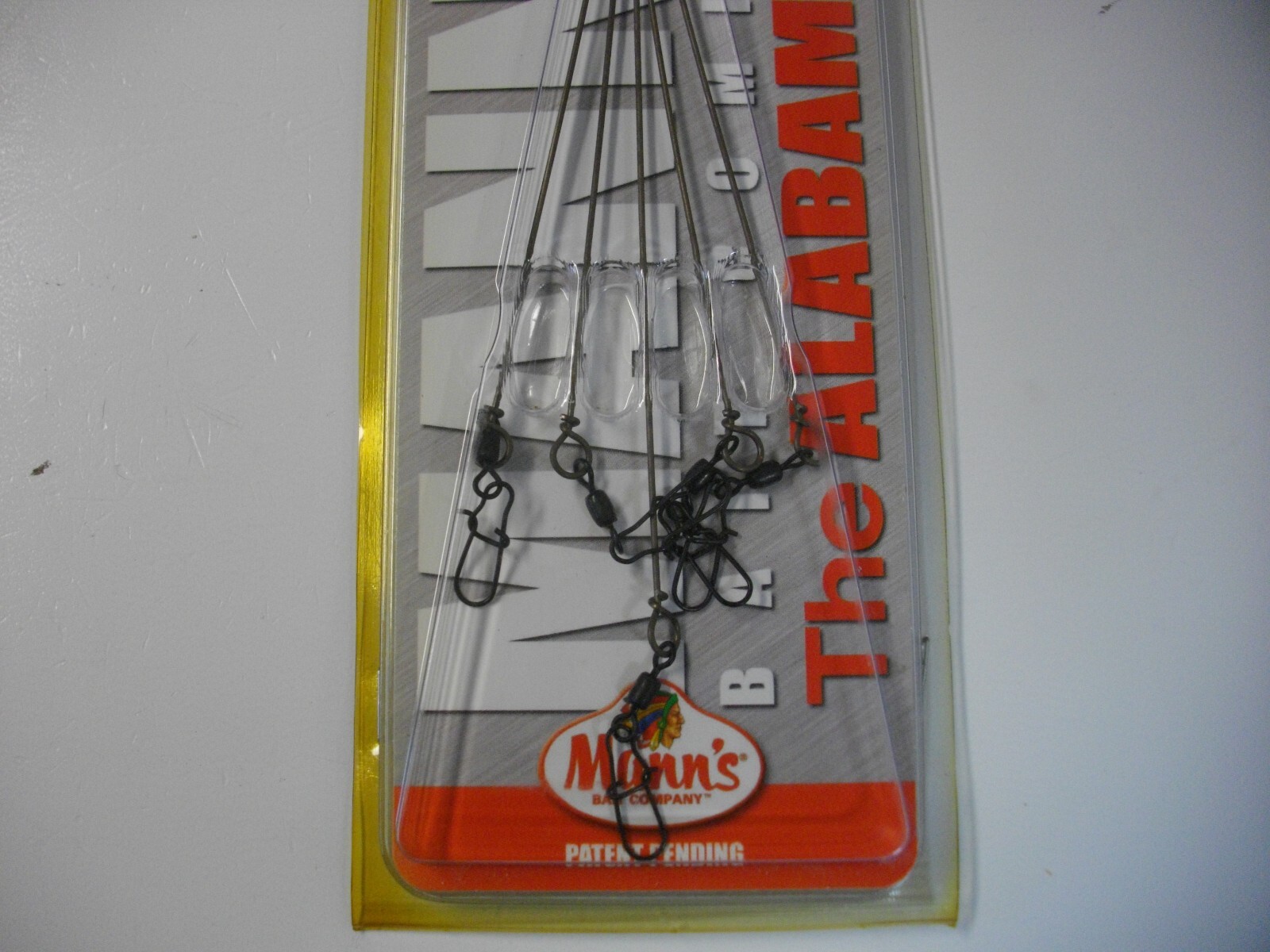 Mann's Bait Company The Alabama Rig by Andy Poss TAR65-02 6.5" Pearl / Black - Image 3