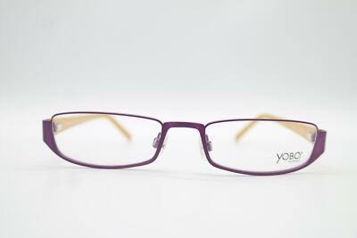 Yobo 9018 Violett Orange Eckig Brille Brillengestell eyeglasses Neu