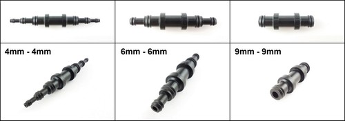 Plastique Connecteur Raccord Tuyau Conduite Durite Pour Air Carburant Eau Vide - Afbeelding 4 van 11