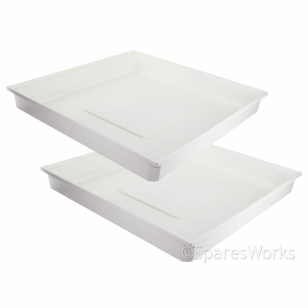 Water Cooler Dispenser Fountain Drip Tray 10 X 70 X 70cm White Square 2