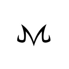 Vegeta Dragon/Majin Character Symbol  Vinyl Decal