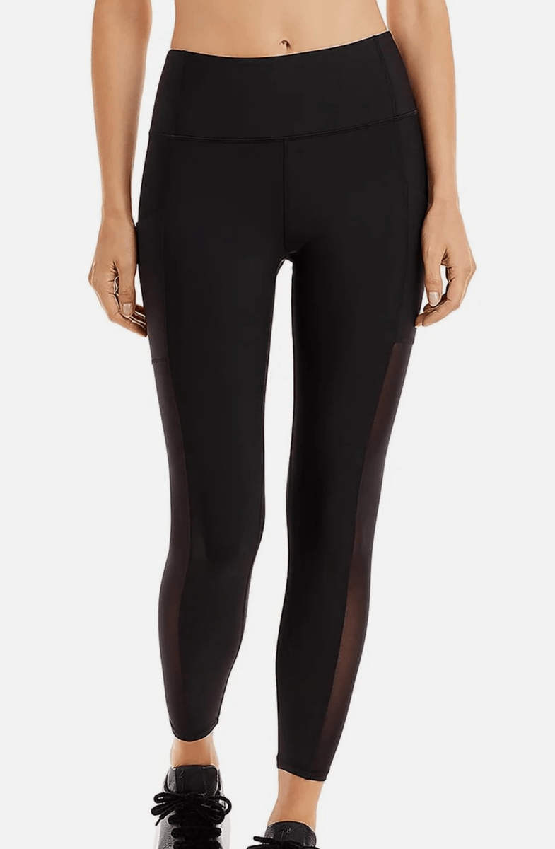 AQUA Athletic Leggins Size Small Running Fitness Mesh NEW