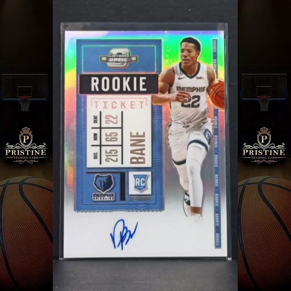 DESMOND BANE 2020-21 Contenders Optic #126 RC Rookie Ticket Variation Auto (SEE)