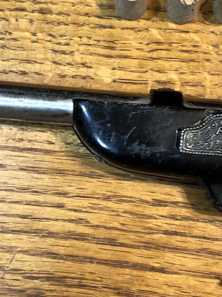 Vintage Frontier Automatic Toy Pistol Cork Gun eBay