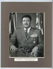 Gen Daniel James Signed 1975 First Black Four Star General 11x14 Tuskegee Photo 