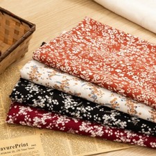 Chiffon Stampa Floreale Tessuto Fiore Abbigliamento Abito Campagna Tavolo Tenda