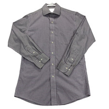 Lauren Ralph Lauren Mens Shirt Multicolor Check Slim Fit Non Iron 15 32/33