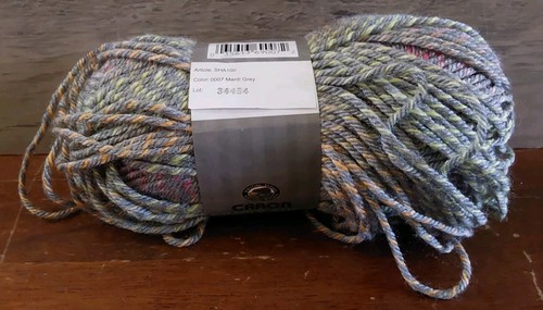 Caron Simply Soft Shadows Mardi Grey Varigated Colors 3oz Medium 4 150 Yards - Picture 4 of 4