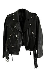Allsaints Unique Vintage Jacket From Real Buffalo Leather Size S
