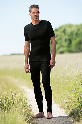 Engel Natur Herren Unterhose Leggings Unterwäsche schwarz Leggins
