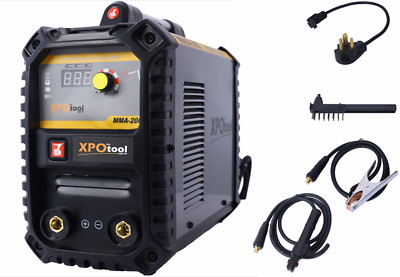 MMA Welding Machine Digital LCD with Electrode Holder Work Clamp Power Adapter