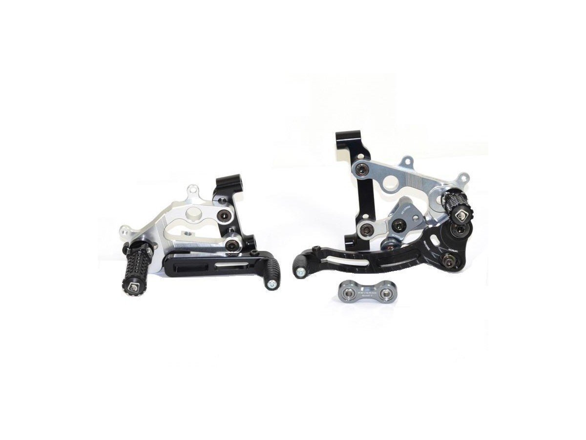 Sbk Adjustable Rearsets Blacksilver Ducabike Ducati Panigale 899 2013 > 2015 eBay