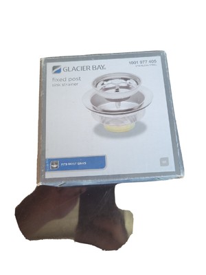 Glacier Bay Fixed Post Sink Strainer. Fits Sinks Up To 9/16 Thick 