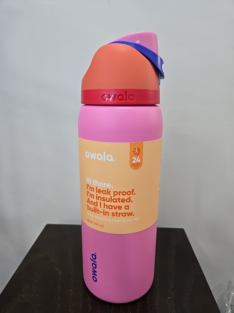 Owala FreeSip Stainless Steel Bottle / 32oz / Color: Fruit Punch